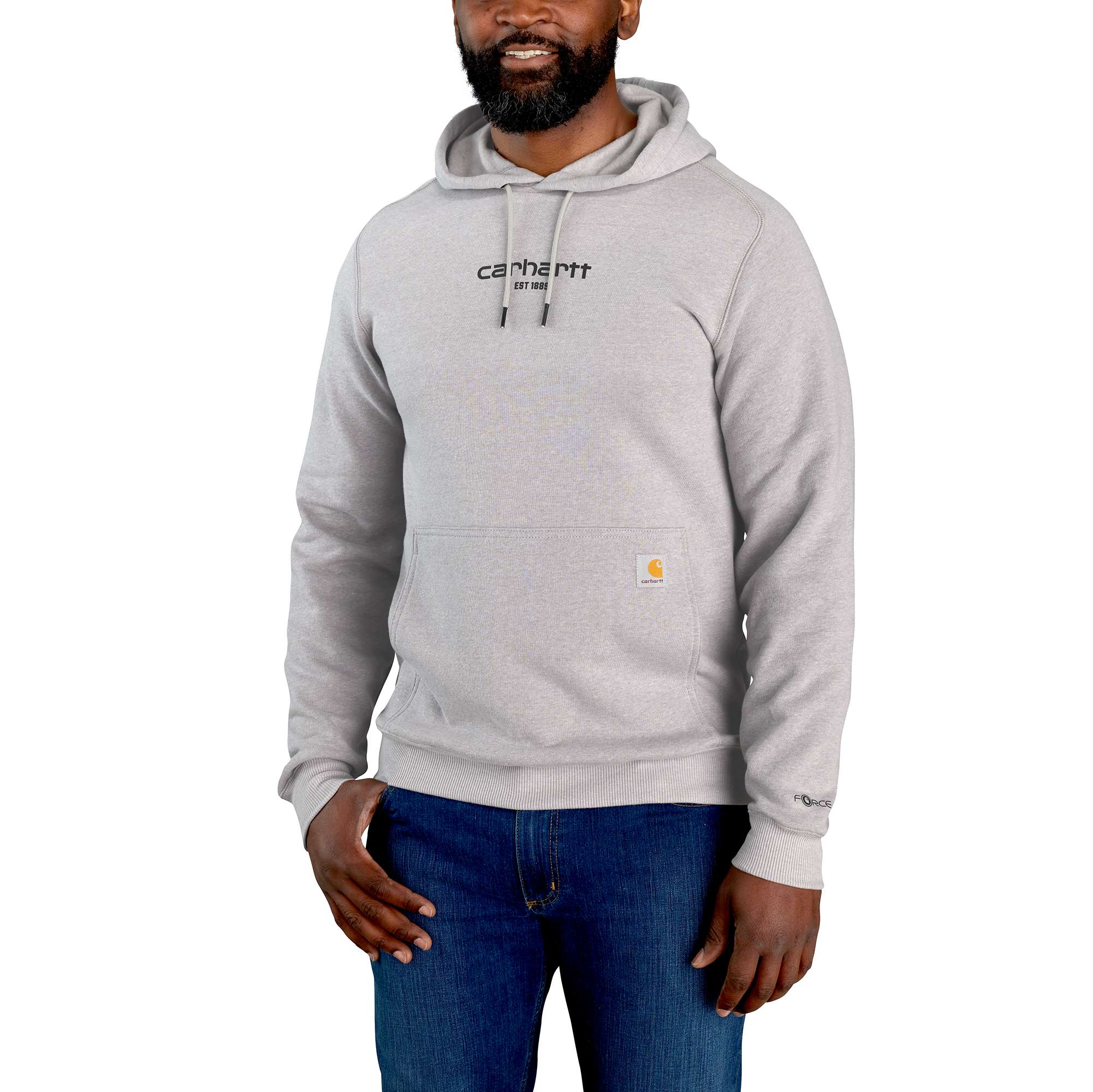 Carhartt Men's Force Relaxed Fit Lightweight Logo Graphic Hoodie (4 Colors) $30 + Free Shipping