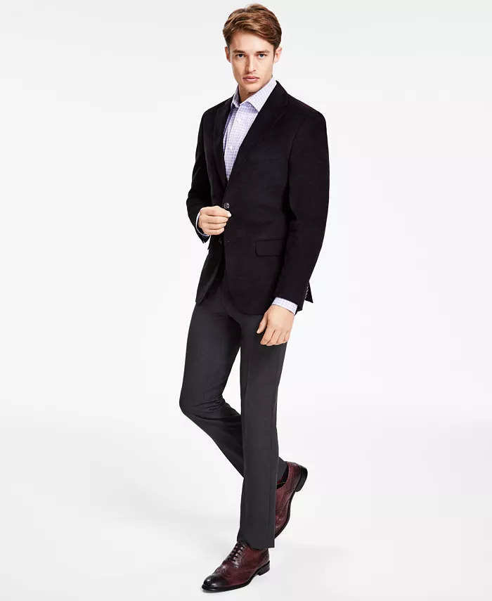 Tommy Hilfiger Men's Modern-Fit Corduroy Sport Coat (Various) $59 + Free Shipping