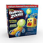Ontel Amazing Balloon Zoom Balloon-Powered Race Car & Rocket Launcher Toy Set $5