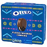15.8-Oz Oreo Fudge Covered Chocolate Sandwich Cookies Easter Gift Tin $8 + Free Store Pickup
