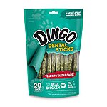 20-Ct Dingo Dog Tartar &amp; Breath Dental Stick Treats (Chicken) $2.30 w/ S&amp;S + Free Shipping w/ Prime or on $25+