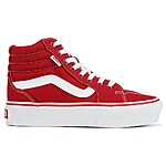 Vans Women’s Filmore High Top Platform Shoes (Tango Red) $40 + Free Shipping