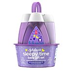 4-Piece Johnson's Sleepy Time Bedtime Baby Gift Set (27.1-Oz Bath Wash, 13.6-Oz Lotion, 13.6-Oz Shampoo, 1 Caddy) $9 + Free Shipping w/ Prime or on $25+