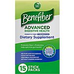 15-Count Benefiber Advanced Digestive Health Prebiotic Fiber &amp; Probiotic Supplement Powder Sticks $5 ($0.33 each) + Free Shipping w/ Prime or on $35+