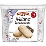 20-Count Pepperidge Farm Milano Cookie Tub (Dark Chocolate) $8.96 ($0.44/pack) + Free Shipping w/ Prime or on $35+