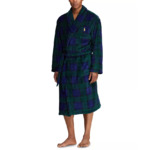 Polo Ralph Lauren Men's Microfiber Plaid Shawl Collar Robe (Blackwatch Plaid) $34.50 + Free Shipping