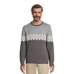 George Men's Sweaters: Fair Isle Sweater or Color Block Sweater $4.95 &amp; More