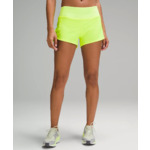 lululemon Women's Speed Up Mid-Rise Lined 4&quot; Short (Highlight Yellow) $29 + Free Shipping