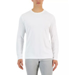 Alfani Men's Alfatech Long Sleeve Crewneck Tee (Bright White) $6.66 + Free Store Pickup at Macy's or Free Shipping on $25+