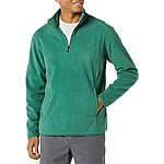 Amazon Essentials Men's Quarter-Zip Polar Fleece Jacket (various) $8.30
