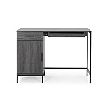 43.25&quot; Noble House Gallaudet Rectangular 3-Drawer Computer Desk w/ Cabinets (Dark Grey Wood) $59.33 + Free Shipping