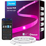 100' Govee Bluetooth RGB LED Strip Lights w/ App Control $11 &amp; More + Free Shipping w/ Prime or on $35+