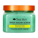 18oz Tree Hut Shea Sugar Body Scrub (Coconut Lime or Melon) $5 w/ Subscribe &amp; Save