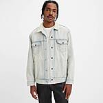 Levi's Men's Relaxed Fit Sherpa Trucker Jacket (Rainy Haze/Light Wash) $32 + Free Shipping