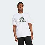 adidas Men's Camo Badge of Sport Graphic Tee (White) $7 + Free Shipping