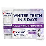 4.6-Oz Crest 3D White Brilliance Vibrant Peppermint Teeth Whitening Toothpaste $4.44 w/ S&amp;S + Free Shipping w/ Prime or on $35+