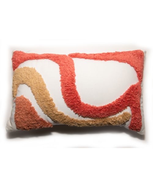 20" x 12" Jill Zarin Abstract Shag Decorative Pillow (Rust) $8.96 + Free Store Pickup at Macy's or Free Shipping on $25+