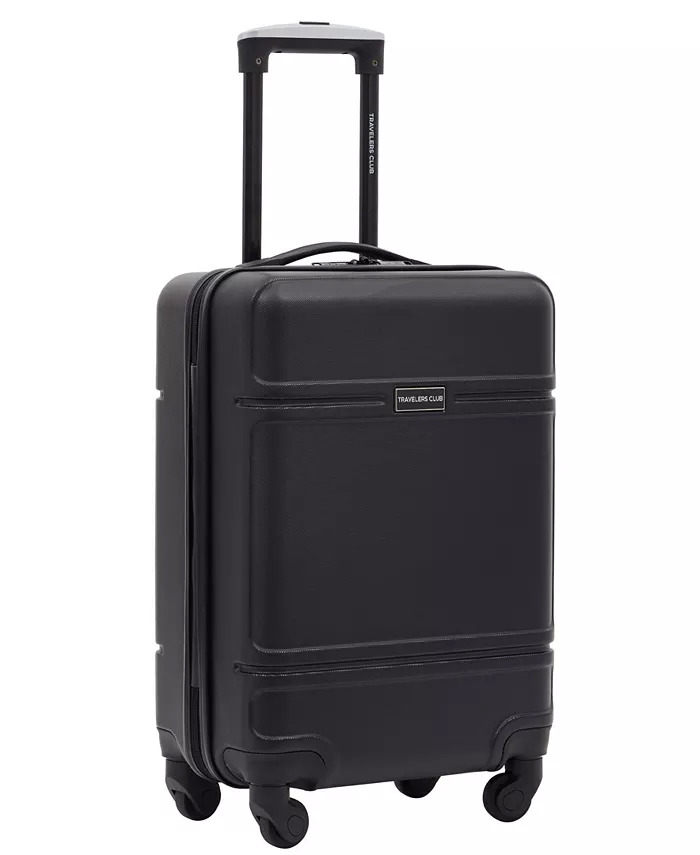 20" Travelers Club Skyline Collection 360 Degree 4-Wheel System Rolling Carry-On Suitcase (4 Colors) $45 + Free Shipping