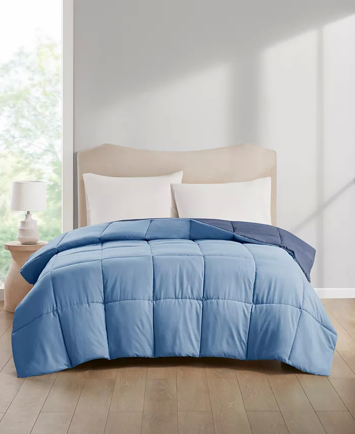 Home Design Lightweight Reversible Down Alternative Microfiber Comforter (Twin/Twin XL, Full/Queen, King) $20 + Free Store Pickup at Macy's or FS on $25+