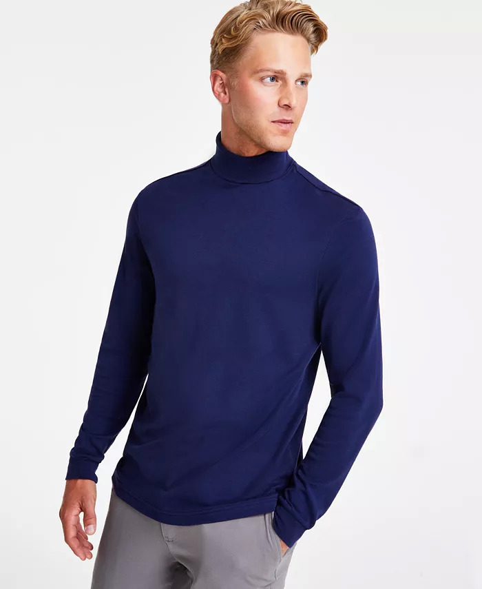 Club Room Men's Solid Turtleneck Shirt (Various) $8.66 + Free Store Pickup at Macy's or Free Shipping on $25+