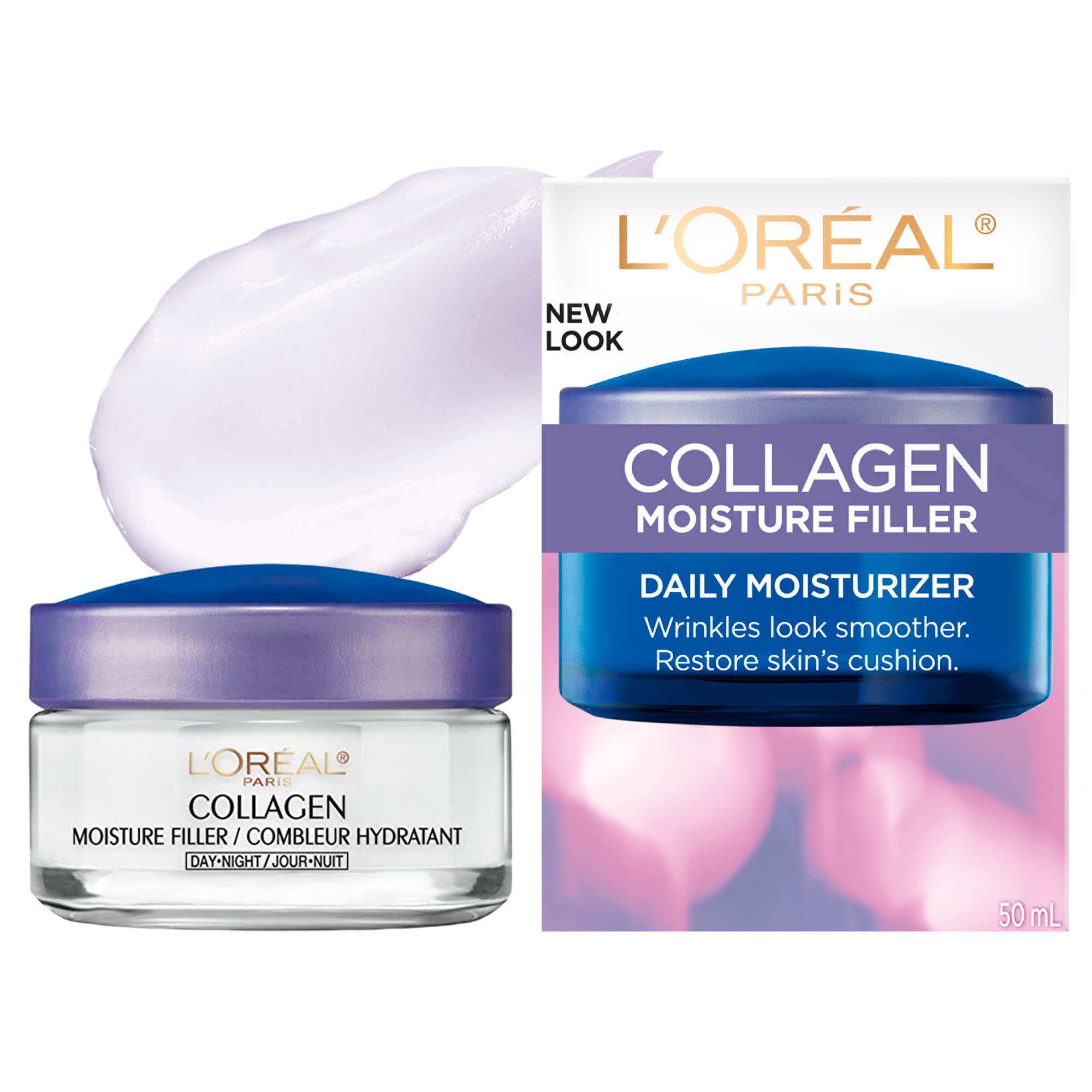 1.7-Oz L'Oreal Paris Collagen Daily Face Moisturizer $6.04 w/ S&S + Free Shipping w/ Prime or on $35+