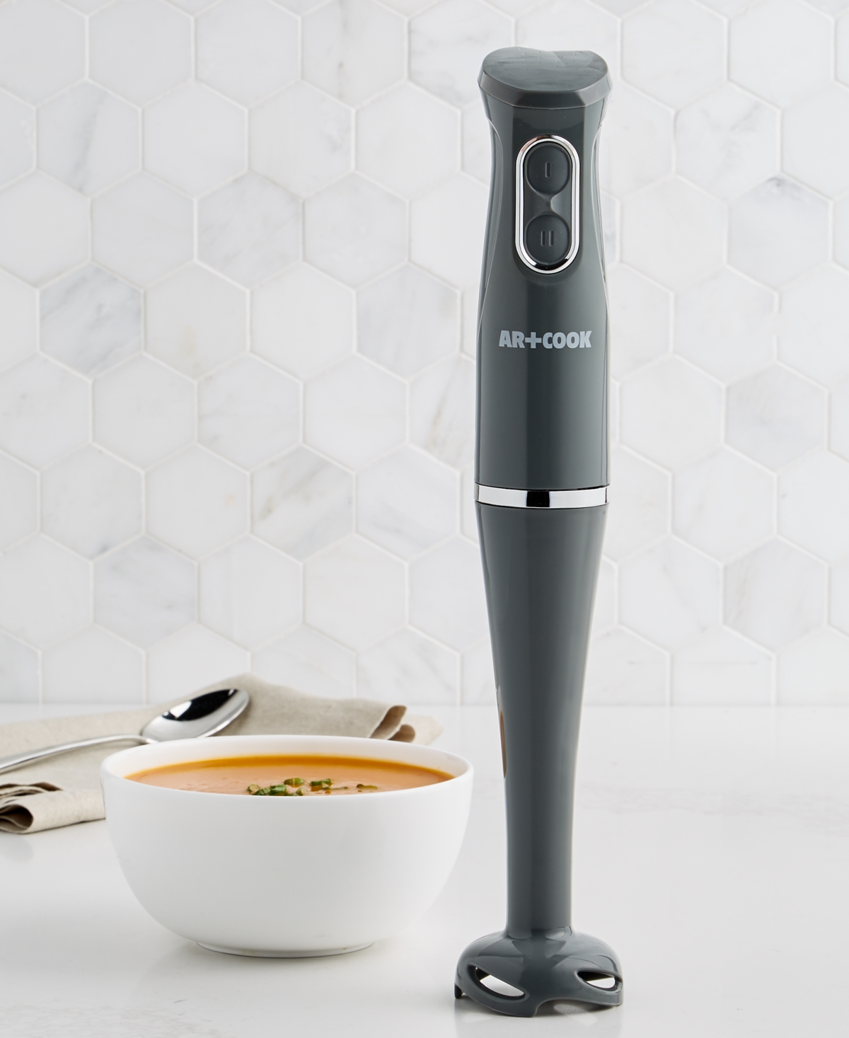 2-Speed Art & Cook Stainless Steel Immersion Blender (Grey) $10.79 + Free Store Pickup at Macy's or Free Shipping on $25+