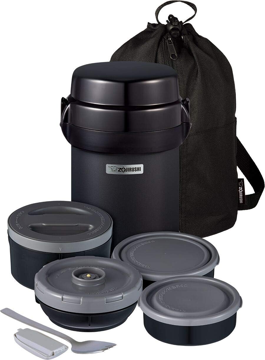 41oz Zojirushi Mr. Bento Stainless Steel Lunch Jar (Carbon Black) $34