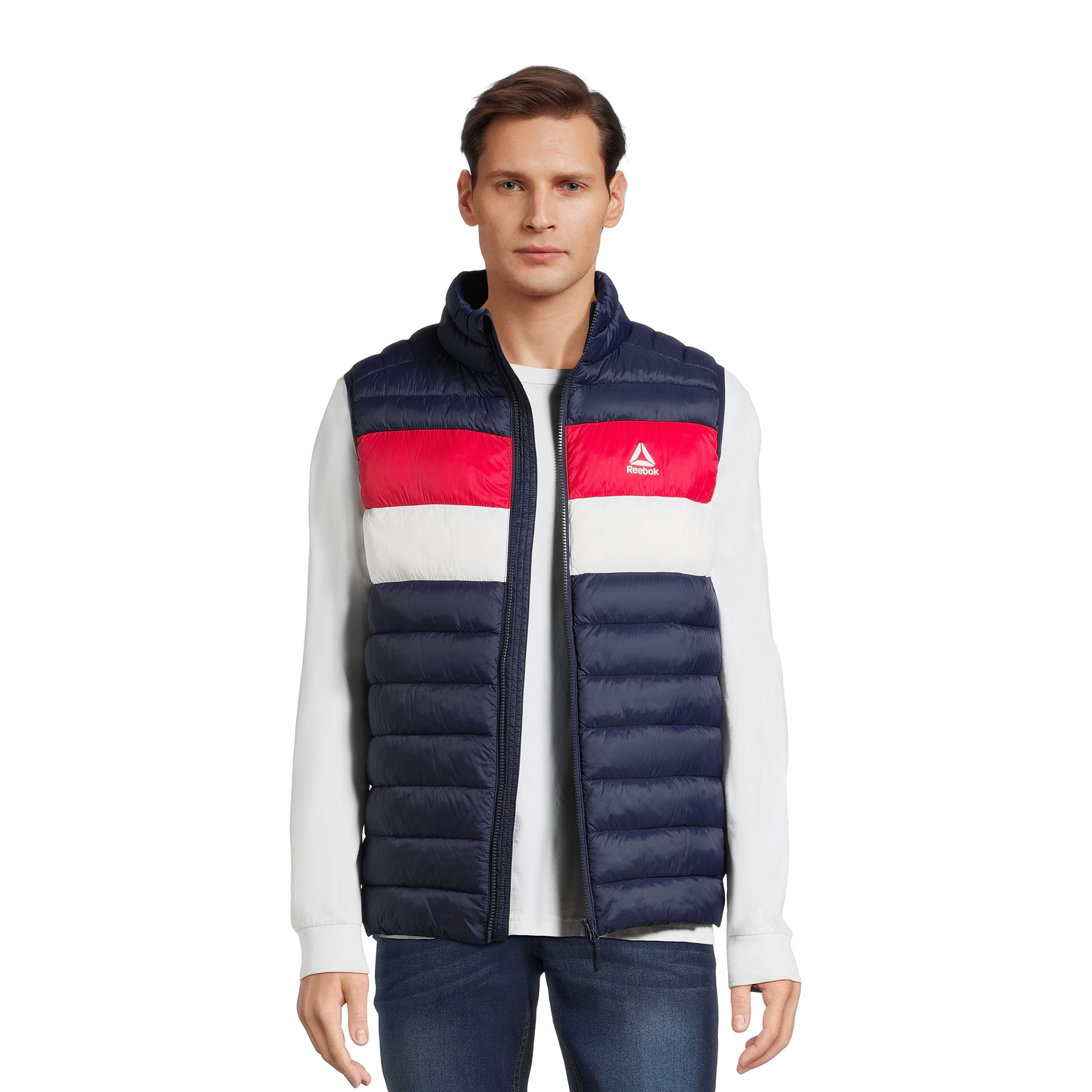 Reebok Men's Lightweight Puffer Vest (Various) from $16.97 + Free Shipping w/ Walmart+ or on $35+