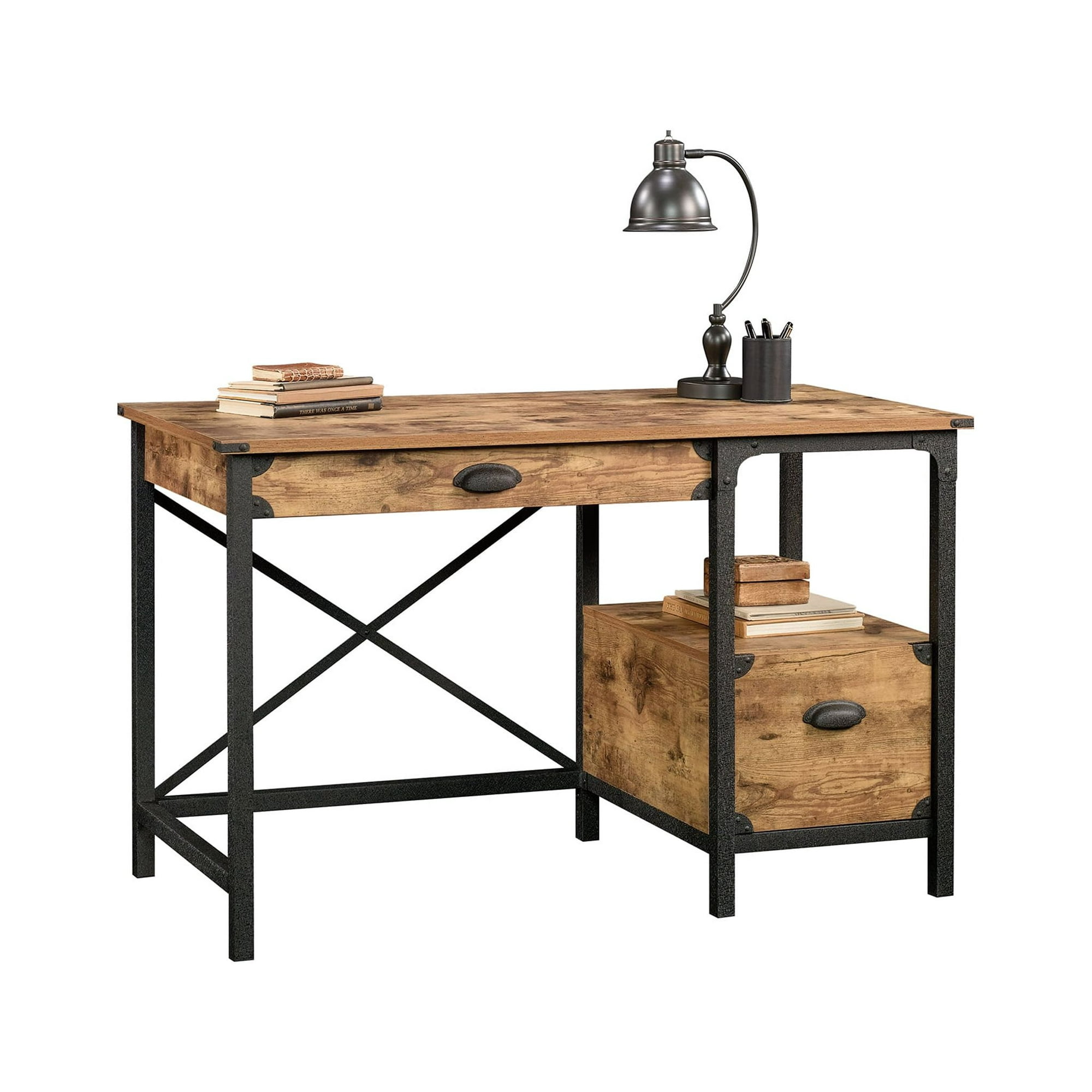 47.5" Better Homes & Gardens Rustic Country Desk (Weathered Pine Finish) $85 + Free Shipping