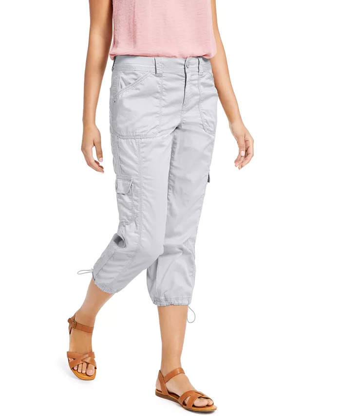 Style & Co Women's Cargo Capri Pants (Misty Harbor) $11.03 + Free Store Pickup at Macy's or Free Shipping on $25+