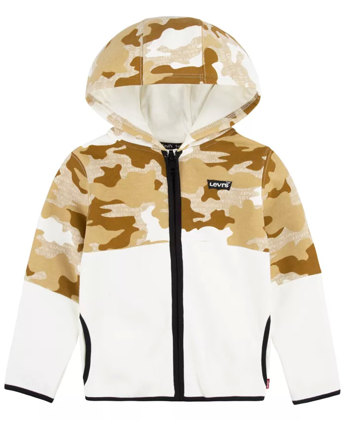 Levi's Little Boys' Camo Full-Zip Hoodie (Tofu) $9.56 + Free Store Pickup at Macy's or Free Shipping on $25+