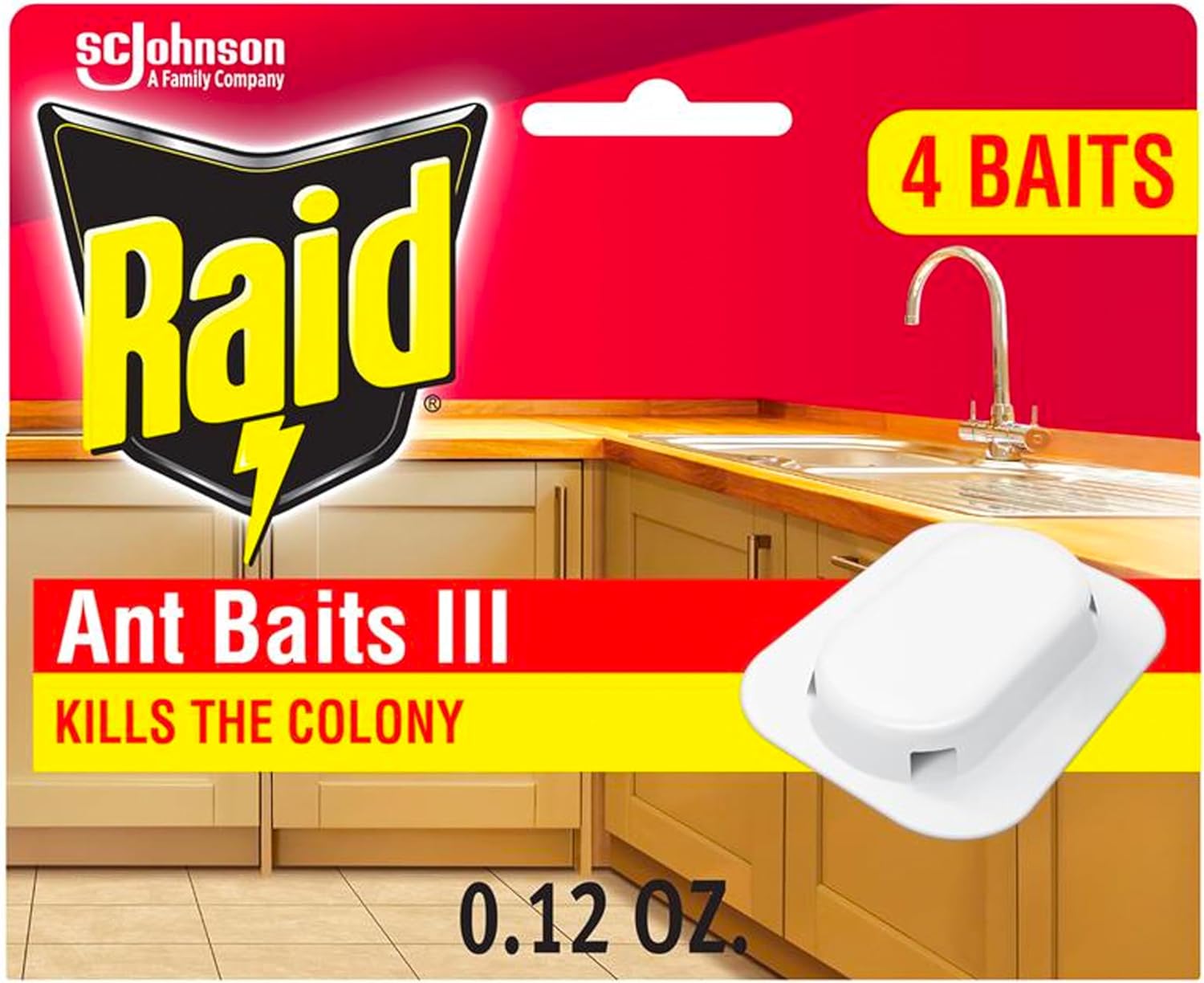 4-Pack Raid Ant Killer Baits $1.92 w/ S&S + Free Shipping w/ Prime or on $35+