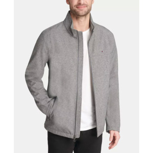 Tommy Hilfiger Men s Soft Shell Classic Zip Front Jacket 3 Colors