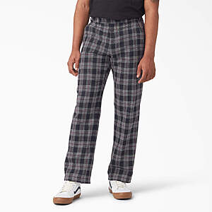 Dickies Men's Regular Fit Plaid Pants (2 Colors) $  22 + Free Shipping