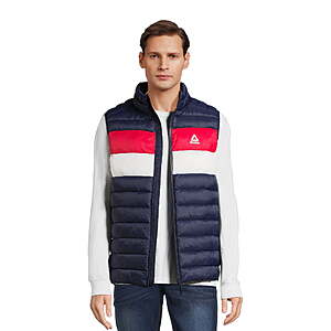 Reebok Men's Lightweight Puffer Vest (Various) from $  16.97 + Free Shipping w/ Walmart+ or on $  35+
