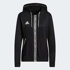 adidas Women's Team Issue Full-Zip Hoodie (Black/Mgh Solid Grey) $21 + Free Shipping