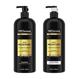 2-ct 28-oz TRESemme Rich Moisture Shampoo & Conditioner Set .80 w/ Subscribe & Save