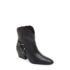 Open Edit Women's Enzo Western Boot (Black or Ivory Egret) $12.49 + Free Shipping on $89+