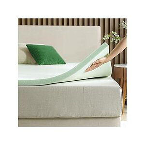 1.5" Zinus Green Tea Memory Foam Mattress Topper (Full) $18.99 + Free Shipping w/ Prime