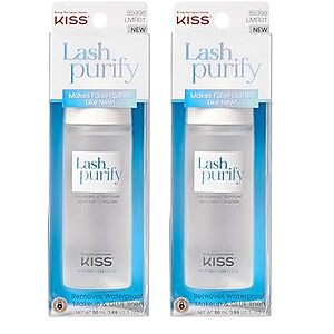 2-Pack 1.69-Oz KISS Lash Purify 3-in-1 Eye Makeup Remover & False Eyelash Cleanser & Conditioner $4.50 ($2.25 each) + Free Shipping w/ Prime or on $35+