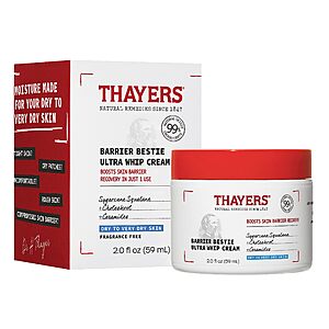 2-Oz Thayers Barrier Bestie Ultra Whip Cream Moisturizer $8.97 + Free Shipping w/ Prime or on $35+