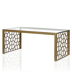 46" CosmoLiving by Cosmopolitan Juliette Coffee Table (Clear/Gold) $72.66 + Free Shipping