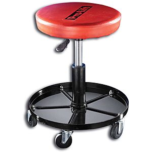 17.4" Pro-Lift Pneumatic Cushion Chair w/ Tool Tray (Black/Red) $27.80 + Free Shipping w/ Prime or on $35+
