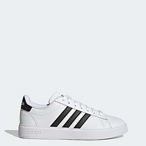 adidas Women's Grand Court Shoes (Cloud White/Core Black) .50 + Free Shipping