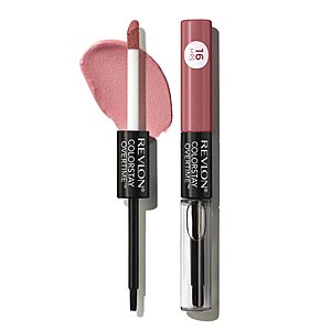 Revlon ColorStay Overtime Dual Ended Liquid Lipstick w/ Clear Lip Gloss (350 Bare Maximum) $4.18 w/ S&S + Free Shipping w/ Prime or on $35+