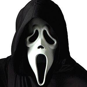 Fun World Ghost Face Halloween Costume Scream Mask .95