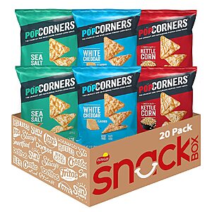 20-Pack 1-Oz PopCorners Snacks (3 Flavor Variety Pack) .25 w/ Subscribe & Save