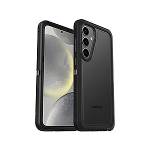 OtterBox Samsung Galaxy S24+ Defender Series XT Phone Case (Clear/Black) $4.99 + Free Shipping w/ Prime