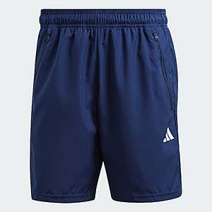 adidas Men's Train Essentials Woven Training Shorts (Dark Blue/White) $9 + Free Shipping