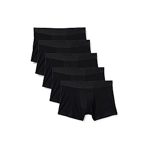 5-Pack Amazon Essentials Men's Cotton Jersey Boxer Shorts Underwear (Various)  + Free S&H for Prime Members